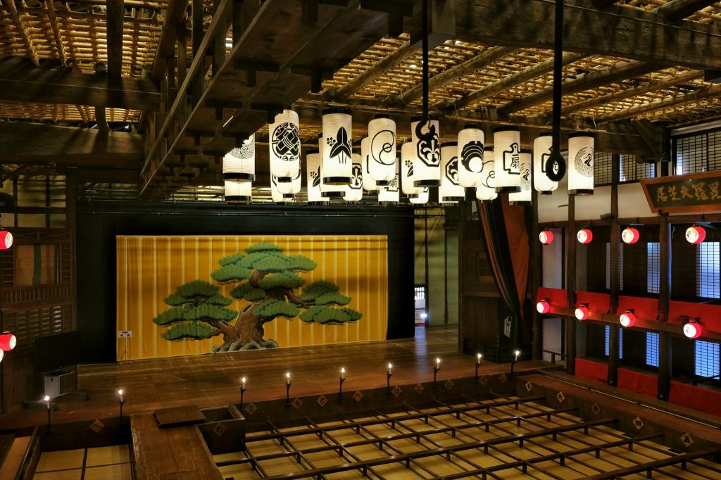 La salle de théâtre Kabuki du Konpira-san