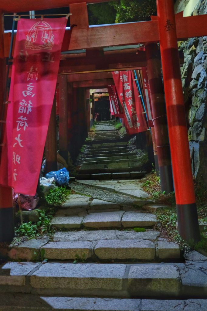 Une allée de torii au Koyasan