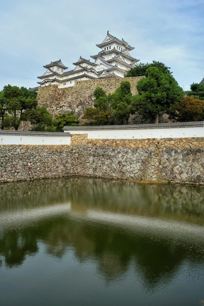 Le bassin du château de Himeji