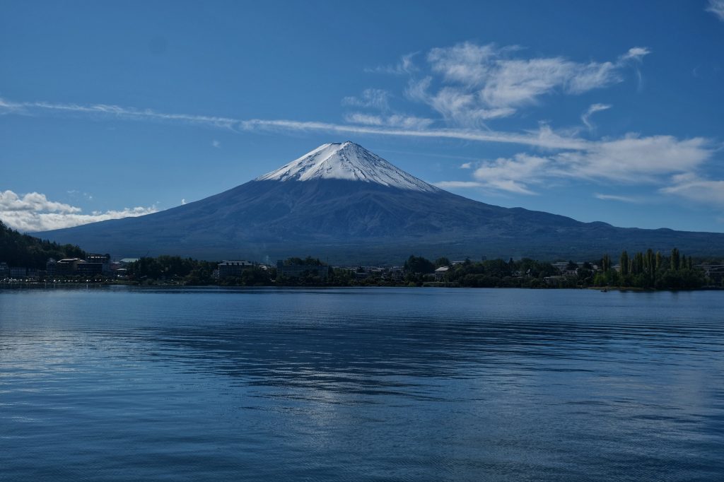 Le Fujiyama et le lac Kawaguchi