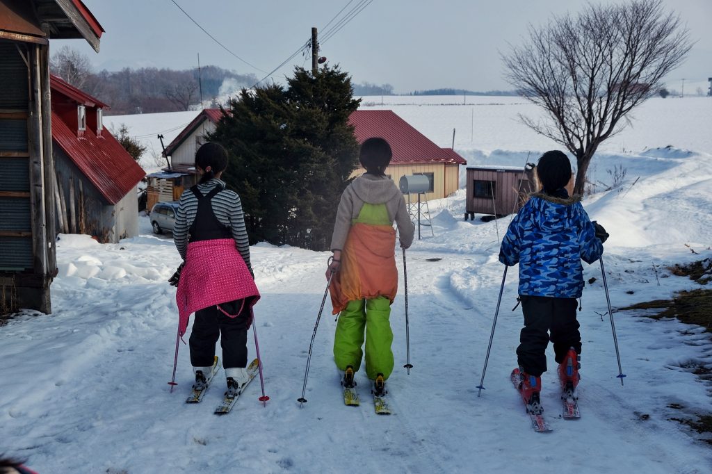 Ski avec notre famille d'accueil