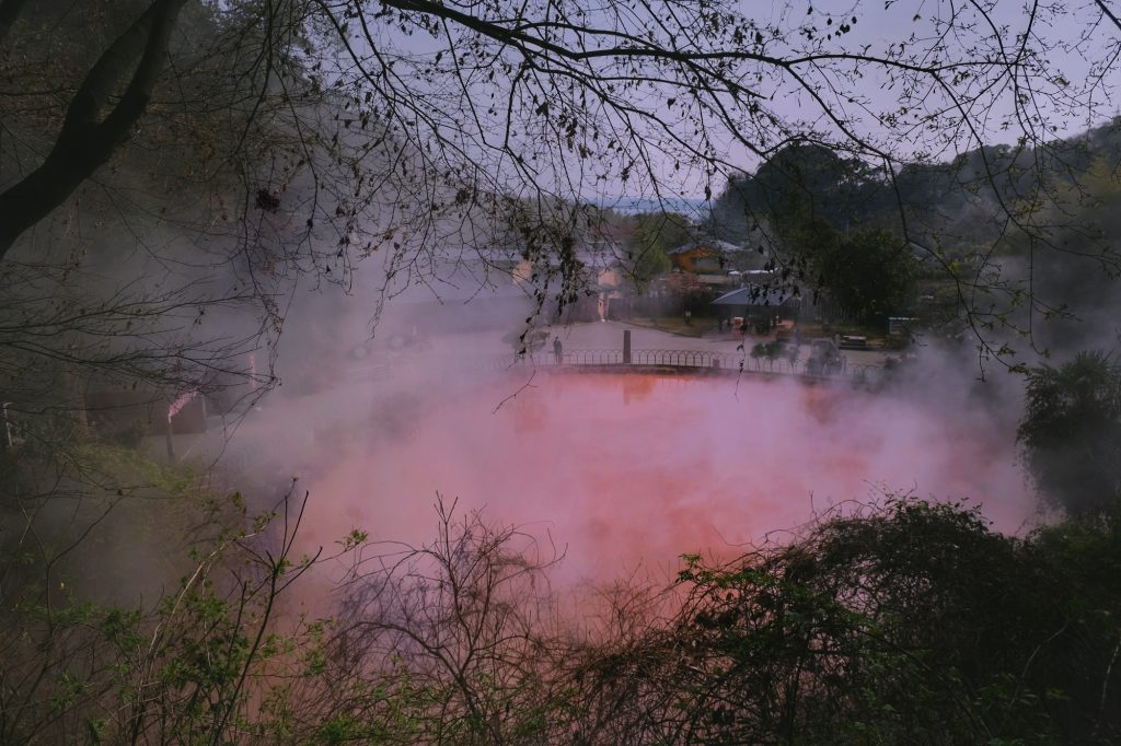 L'enfer du bassin sanglant à Beppu