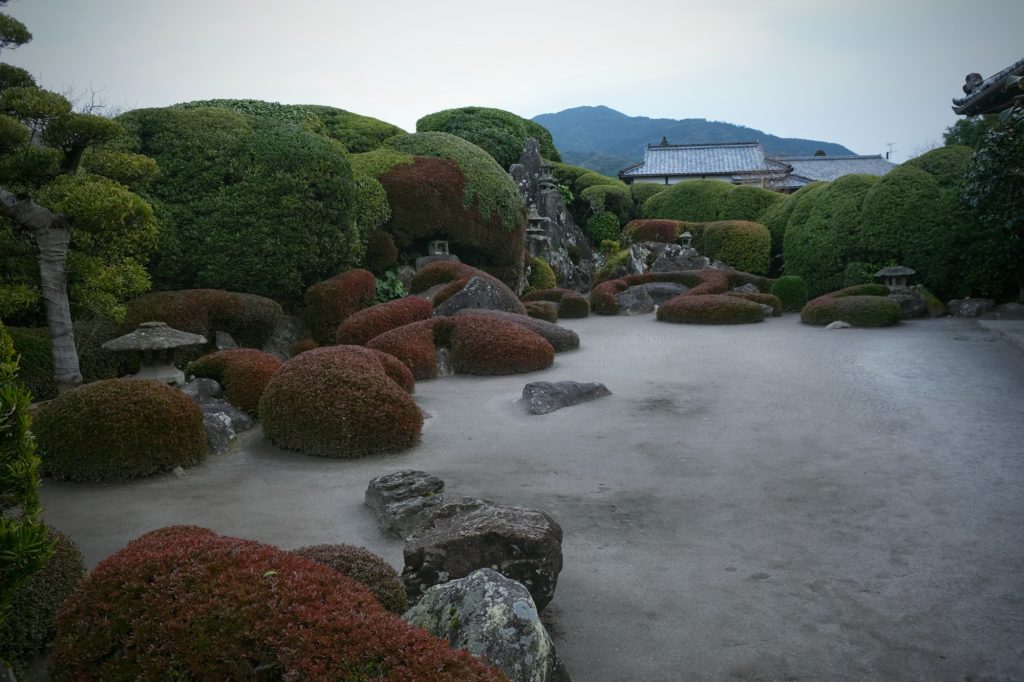 Un jardin d'une maison de Samouraï à Chiran