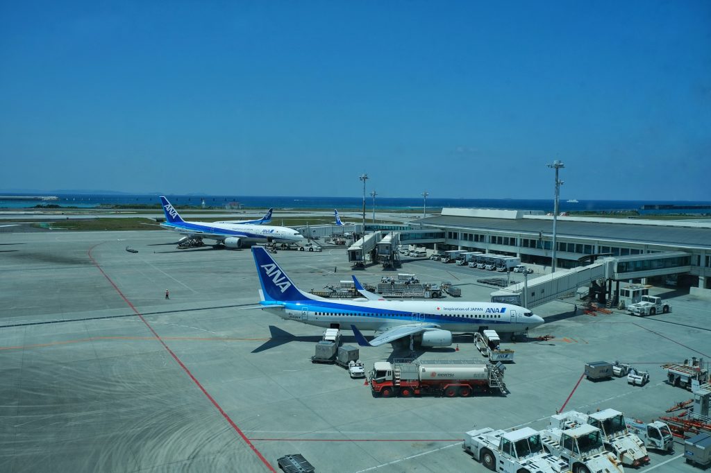 Aéroport de Naha, départ pour Ishigaki