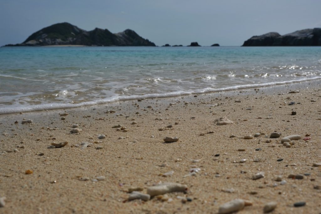La plage d'Aharen sur l'île de Tokashiki
