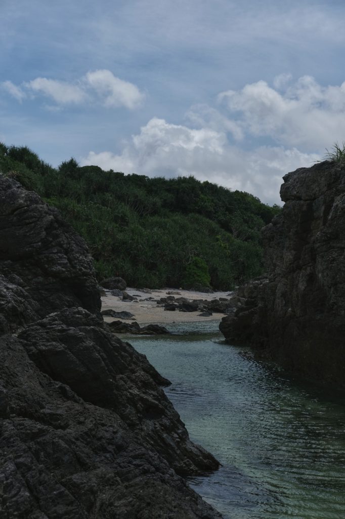 Petit espace encaissé sur notre spot de snorkeling favori de l'île d'Ishigaki