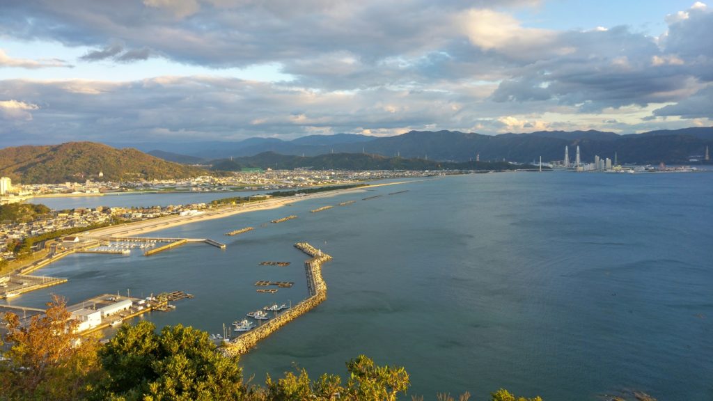 Le long de la côte au sud de Wakayama