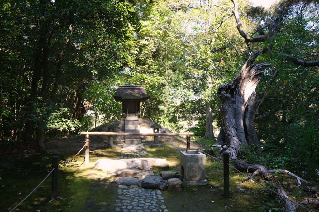 Un sanctuaire dans le parc Koraku-en à Okayama